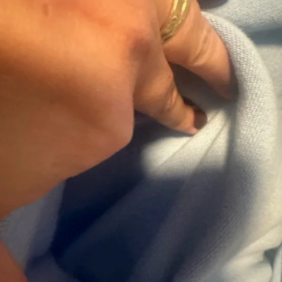 PINK Victoria's Secret Light Blue Pullover - Picture 3 of 5